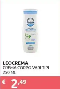 PiùMe Leocrema crema corpo offerta