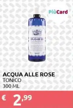 PiùMe Acqua alle rose tonico offerta