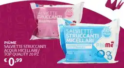 PiùMe Piùme salviette struccanti acqua micellare/ top quality offerta
