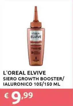 PiùMe L'oreal elvive siero growth booster/ ialuronico offerta