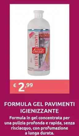 PiùMe Secrets formula gel pavimenti igienizzante offerta