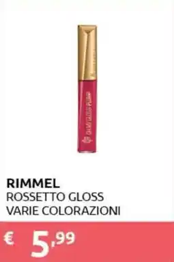 PiùMe Rimmel rossetto gloss offerta