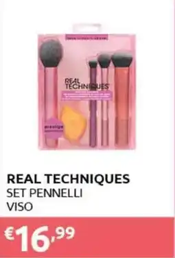 PiùMe Real techniques set pennelli viso offerta
