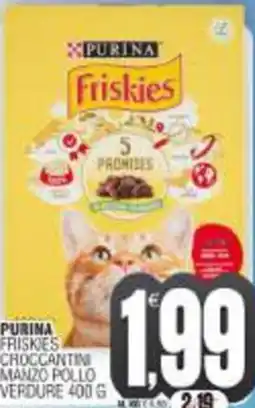 Vicino a te supermercati Purina friskies croccantin manzo pollo verdure offerta