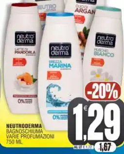 Vicino a te supermercati Neutroderma bagnoschiuma offerta
