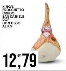 Vantaggio Cash&Carry King's prosciutto crudo san daniele dop con osso offerta