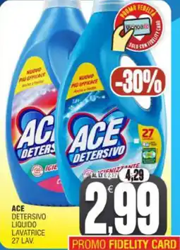 Vicino a te supermercati Ace detersivo liquido lavatrice offerta