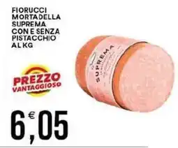 Vantaggio Cash&Carry Fiorucci mortadella suprema con e senza pistacchio offerta