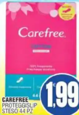 Vicino a te supermercati Carefree proteggislip steso 44 pz offerta