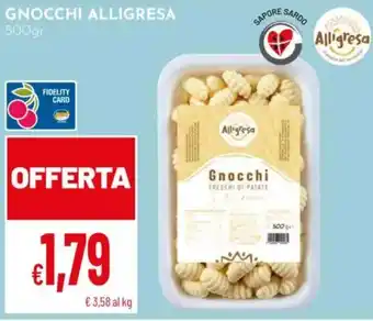 Pan Gnocchi ALLIGRESA offerta