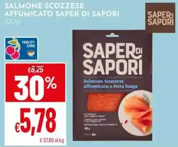 Pan Salmone scozzese affumicato SAPER DI SAPORI offerta