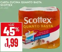 Pan Carta cucina quanto basta SCOTTEX offerta
