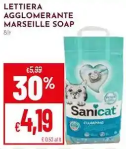 Pan Sanicat lettiera agglomerante marseille soap offerta