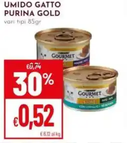 Pan Umido gatto PURINA GOLD offerta