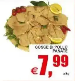 Pewex Cosce di pollo panate offerta