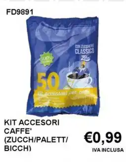 Italy Cash and Carry Kit accesori caffe' (zucch/palett/ bicch) offerta