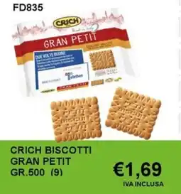 Italy Cash and Carry Crich biscotti gran petit offerta