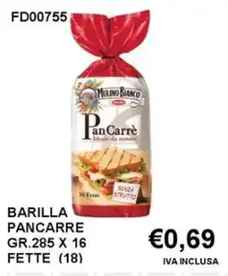 Italy Cash and Carry Barilla pancarre fette offerta