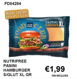 Italy Cash and Carry Nutrifree panini hamburger s/glut XL offerta