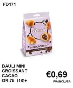 Italy Cash and Carry Bauli mini croissant cacao offerta