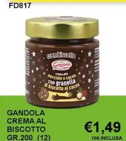 Italy Cash and Carry Gandola crema al biscotto offerta