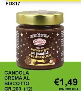 Italy Cash and Carry Gandola crema al biscotto offerta