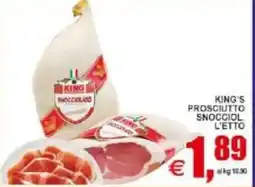 Pewex King's prosciutto snocciol offerta