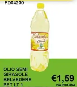 Italy Cash and Carry Olio semi girasole belvedere pet offerta