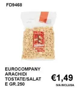 Italy Cash and Carry Eurocompany arachidi tostate/salat e offerta