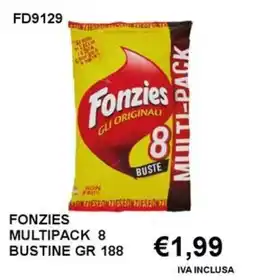 Italy Cash and Carry Fonzies multipack 8 bustine offerta