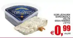 Pewex Igor leonardi gorgonzola dolce gran riserva offerta