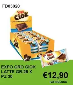Italy Cash and Carry Expo oro ciok latte offerta