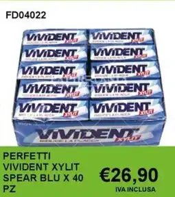 Italy Cash and Carry Perfetti vivident xylit spear blu x 40 offerta