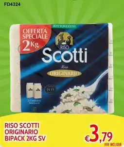 Italy Cash and Carry Riso scotti originario bipack offerta