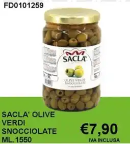 Italy Cash and Carry Sacla' olive verdi snocciolate offerta