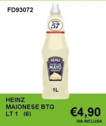 Italy Cash and Carry Heinz maionese BTG offerta
