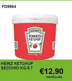 Italy Cash and Carry Heinz ketchup secchio offerta