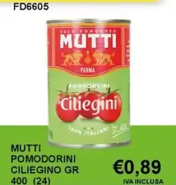Italy Cash and Carry Mutti pomodorini ciliegino offerta