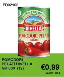 Italy Cash and Carry Pomodori pelati DIVELLA offerta