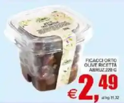 Pewex Ficacci orto olive ricetta abruz offerta