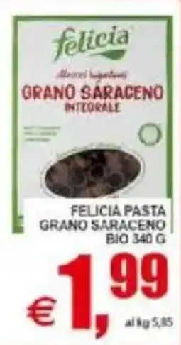 Pewex Felicia pasta grano saraceno bio offerta