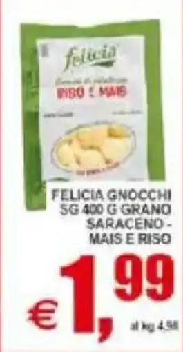 Pewex Felicia gnocchi sg grano saraceno mais e riso offerta