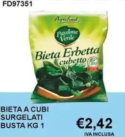 Italy Cash and Carry Agrifood bieta a cubi surgelati busta offerta
