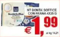 Pewex Nt bonta' soffice con panna offerta