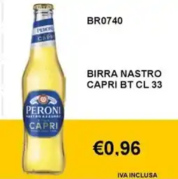 Italy Cash and Carry Birra NASTRO CAPRI BT offerta