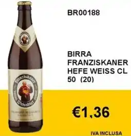 Italy Cash and Carry Birra franziskaner hefe weiss offerta