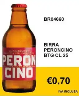 Italy Cash and Carry Birra PERONCINO BTG offerta