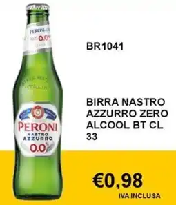 Italy Cash and Carry Birra nastro azzurro zero alcool BT offerta