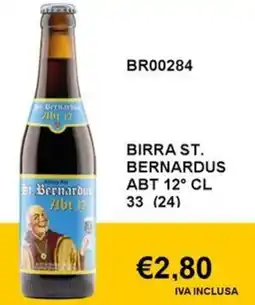 Italy Cash and Carry Birra ST. BERNARDUS ABT 12° offerta