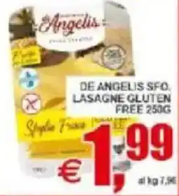 Pewex De angelis sfo. lasagne gluten free offerta